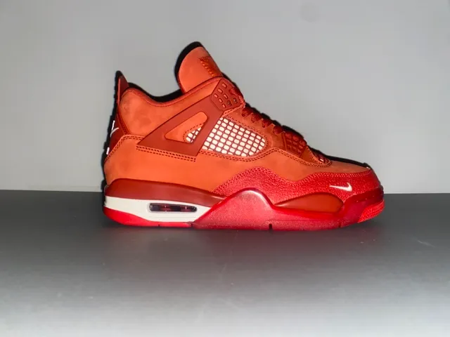 Nike Air Jordan 4 红色麂皮篮球鞋 18