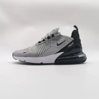 Nike Air Max 270 رمادي أسود أبيض حذاء لايف ستايل