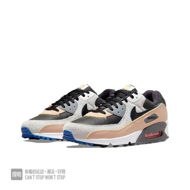 Nike Air Max 90 Beige Black Gray Lifestyle Sneakers 6