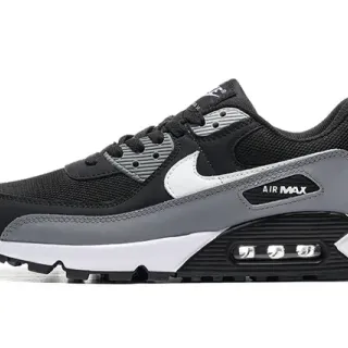 Nike Air Max 90 Preto Cinza Branco tênis lifestyle