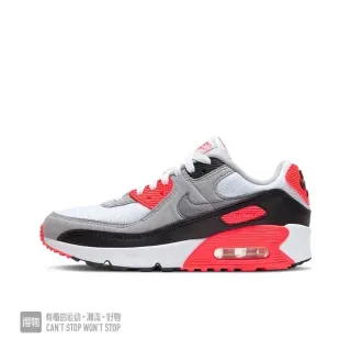 Nike Air Max 90 رمادي أحمر أسود حذاء رياضي lifestyle