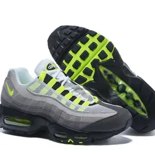 Nike Air Max 95 رمادي أسود Volt حذاء أسلوب حياة