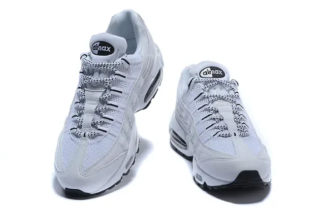Nike Air Max 95 Gray Black Volt Lifestyle Sneakers 11