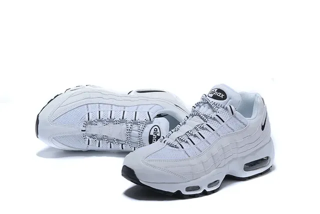 Nike Air Max 95 Gray Black Volt Lifestyle Sneakers 12