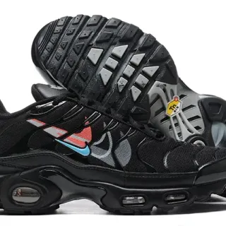 Nike Air Max Plus Black Red Blue حذاء أسلوب حياة