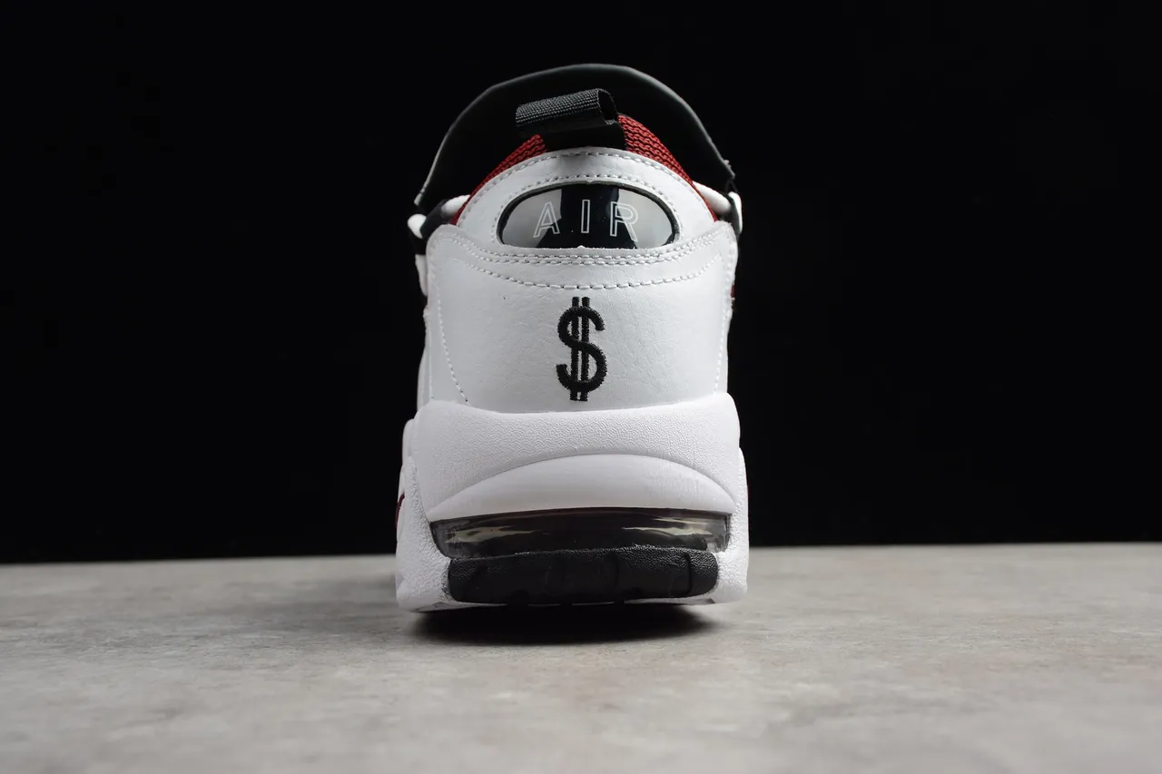 Nike Air More Uptempo Zapatos de baloncesto Blanco Marrón Negro 8