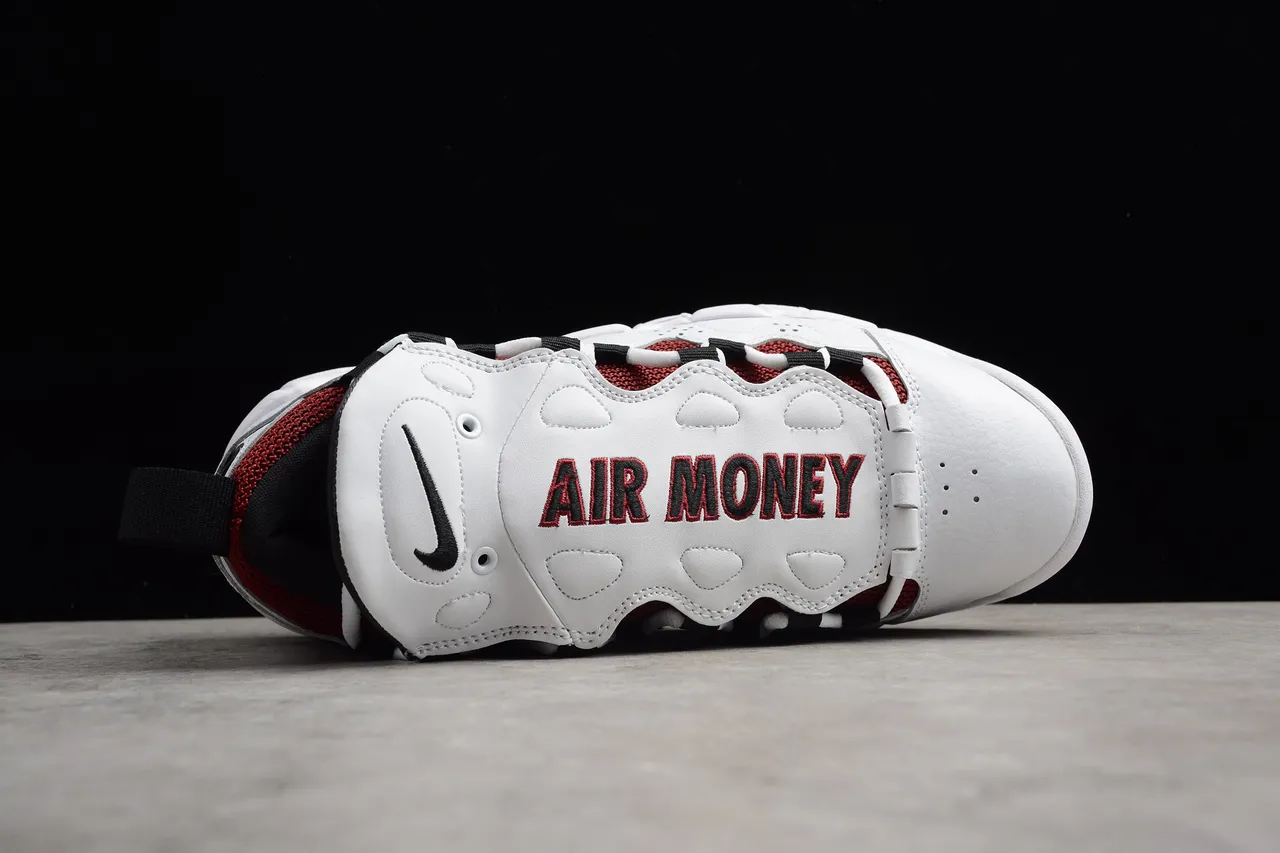 Nike Air More Uptempo Zapatos de baloncesto Blanco Marrón Negro 10