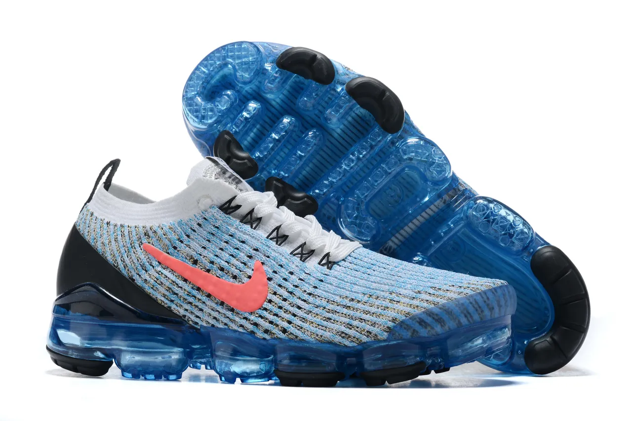 Nike Air VaporMax Blue Orange Multicolor Running Shoes 15