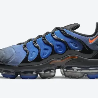 نايك Air VaporMax Plus أسود أزرق برتقالي حذاء رياضي للأسلوب الحياة