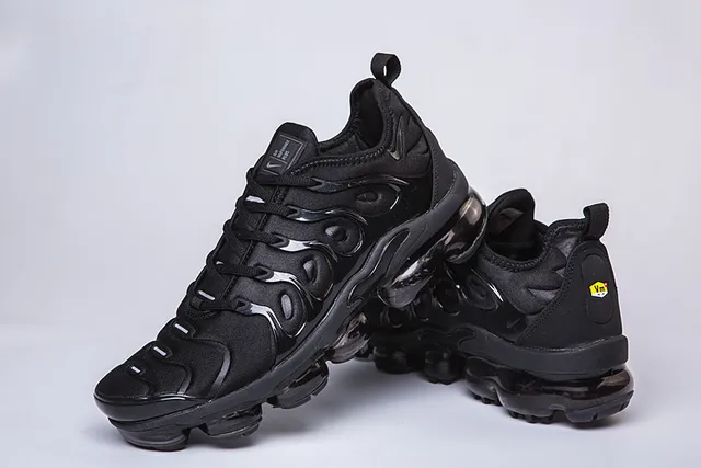 Nike Air VaporMax Plus Black Monochrome Lifestyle Sneakers 19