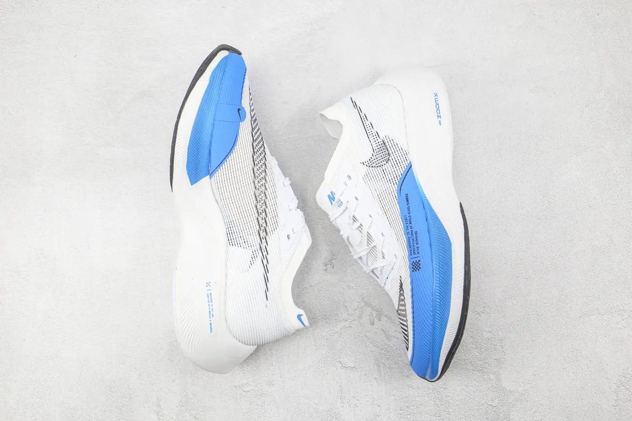 Nike Air Zoom Alphafly White Blue Running Shoes 2