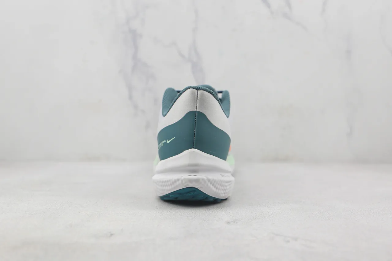 Nike Air Zoom Pegasus Gray Blue Engineered Mesh Upper Horizontal Ribbed Texture Running Shoes 9