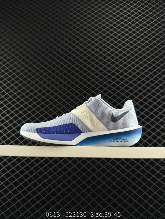 Nike Air Zoom Rival Fly 4 灰蓝针织鞋面 渐变 Swoosh 跑鞋 5