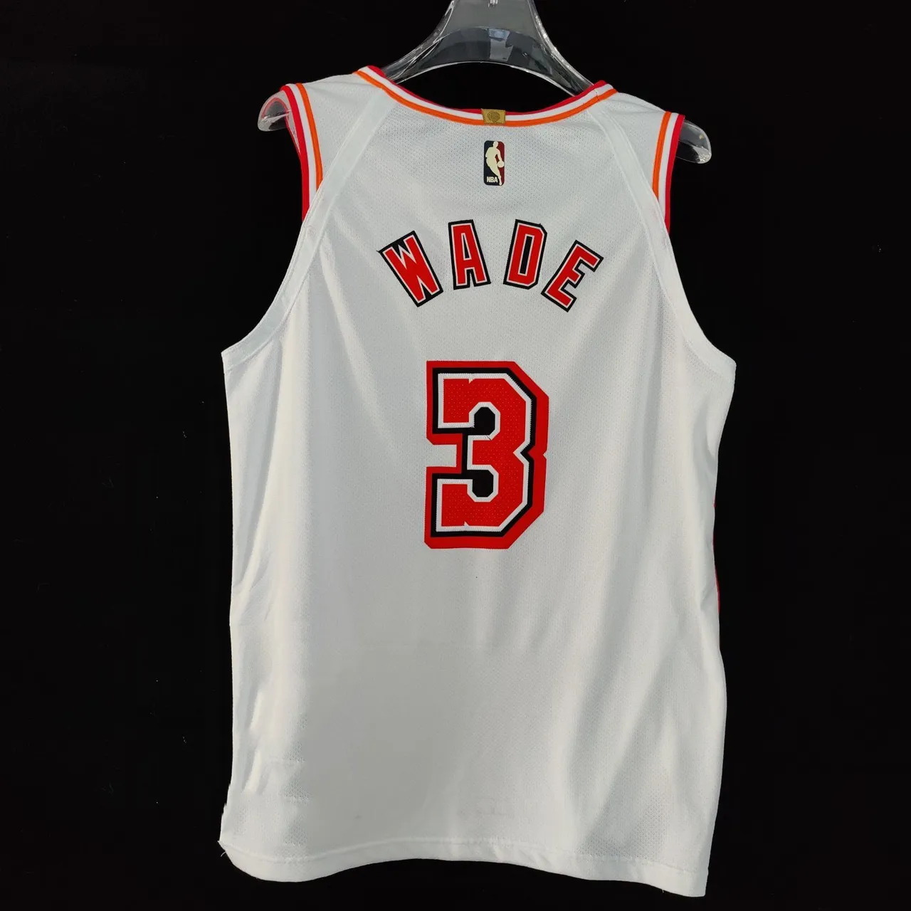 Nike Édition Association Maillot Blanc Rouge Bord Maille Piping 2
