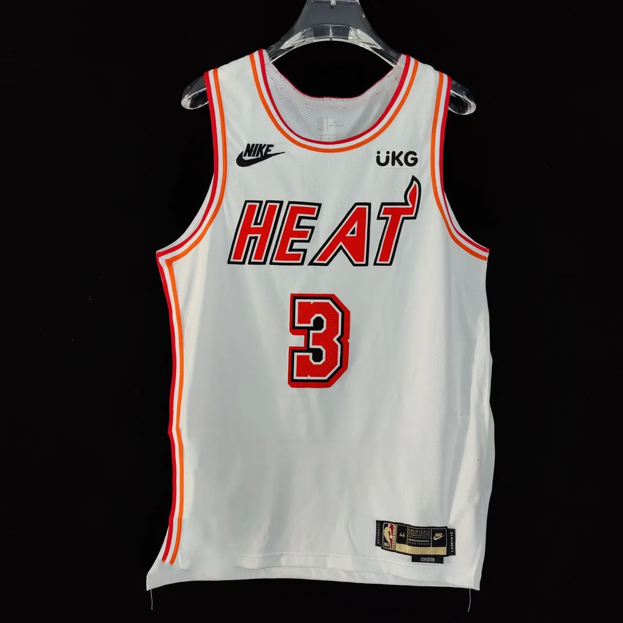 Nike Édition Association Maillot Blanc Rouge Bord Maille Piping 3