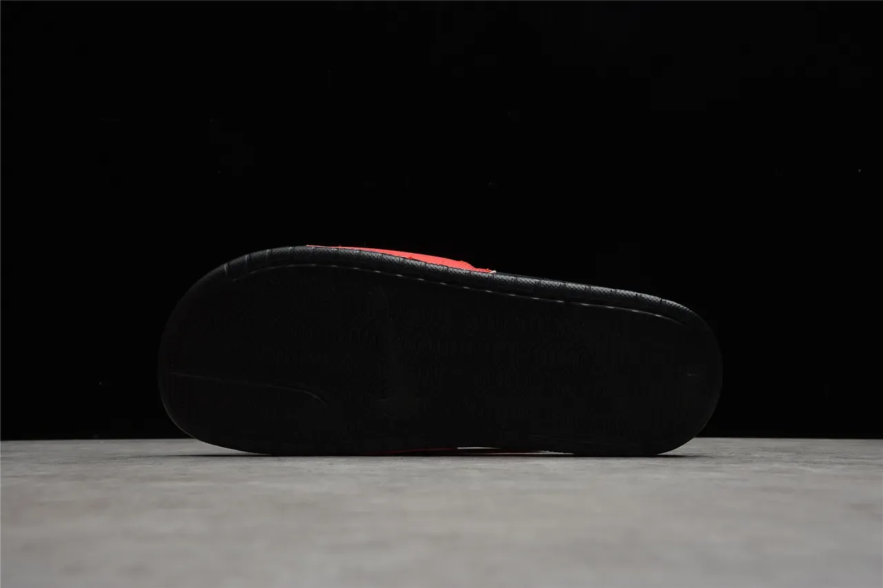 Nike Benassi JDI দুই টোন লাল কালো চপ্পল 3