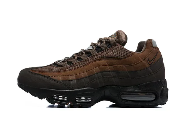 Nike Black Blue Multi-Panel Mesh And Synthetic Upper Visible Segmented Air Cushioning Lifestyle Sneakers 11