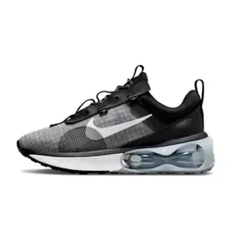 Nike Tênis Lifestyle Preto Cinza Malha Visible Air Unit