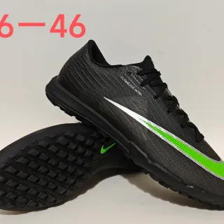 Nike Preto Verde Flyweave Upper Outsole Sapatos de futebol Turf