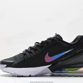 Nike Chaussures Lifestyle Noir Multicolore Upper Maille Iridescent Swoosh