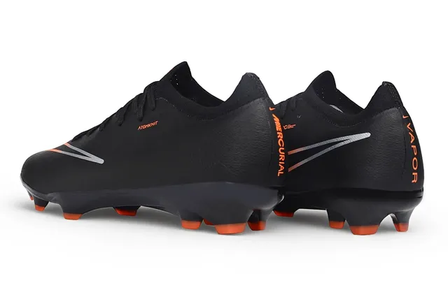 Nike noir orange collet de chaussette Atomknit tige semelle ferme chaussures de football 4