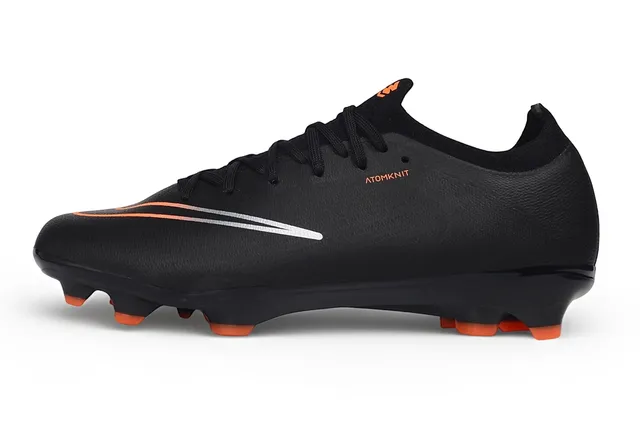 Nike noir orange collet de chaussette Atomknit tige semelle ferme chaussures de football 6