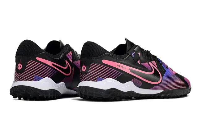 Nike Black Pink Low-Cut Chaussures de Football Artificial-Grass Bold Swoosh Overlay 6