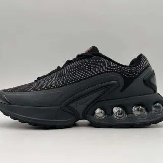 Nike أسود شكل موجي قفص صناعي شبكة مهندسة علوية أحذية أسلوب حياة