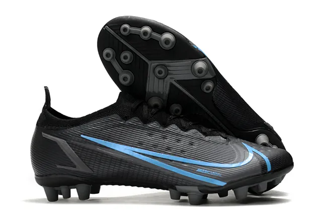 Nike Sapatos de futebol Azul Laranja Baixo Corte Upper de Malha Overlay de Cage Sintético Piso Firme 11