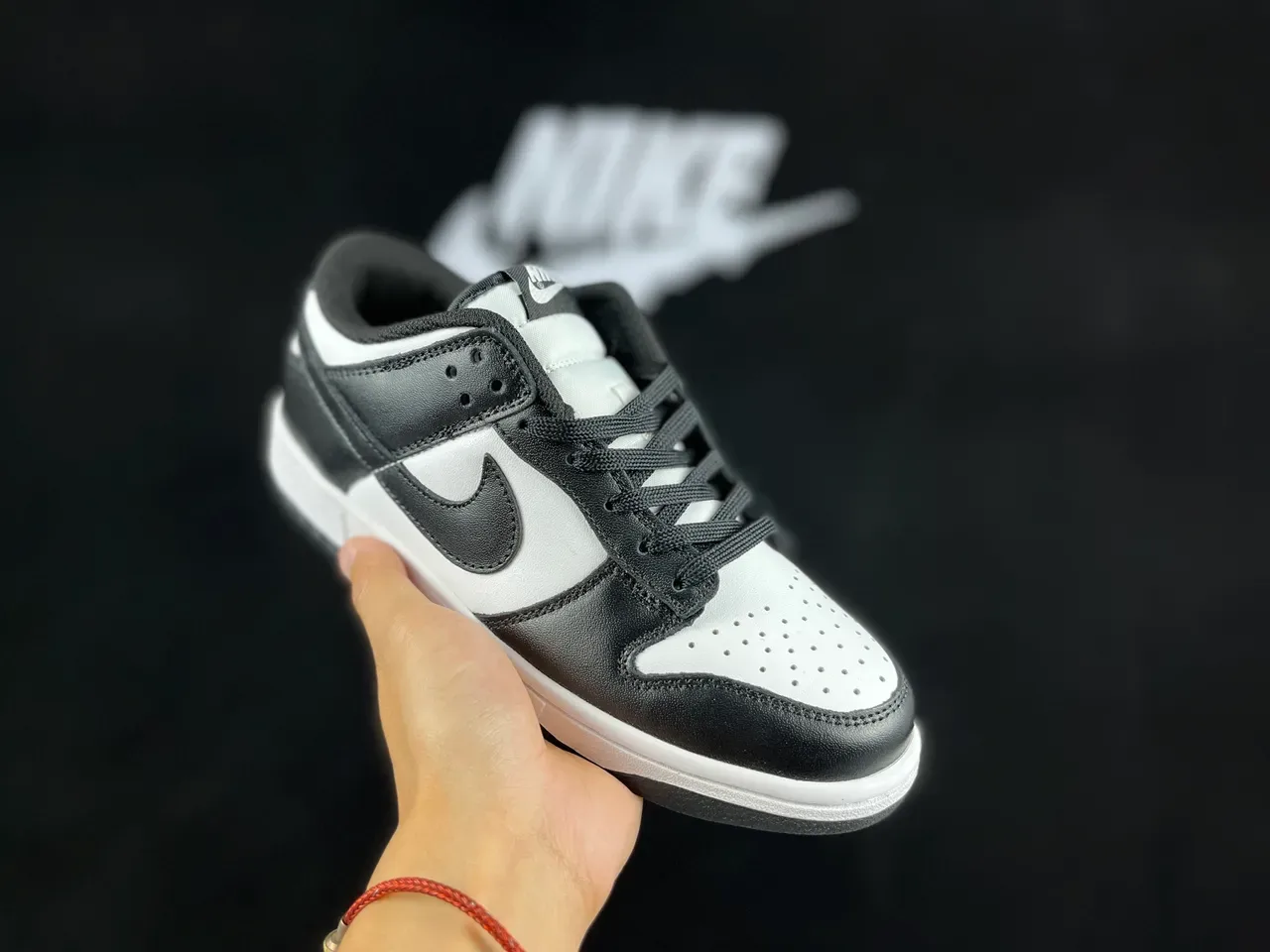 Nike Dunk Low Black White Lifestyle Sneakers 2