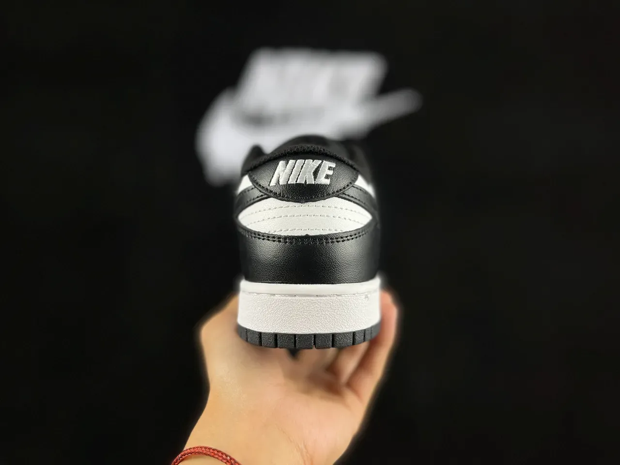 Nike Dunk Low Black White Lifestyle Sneakers 5