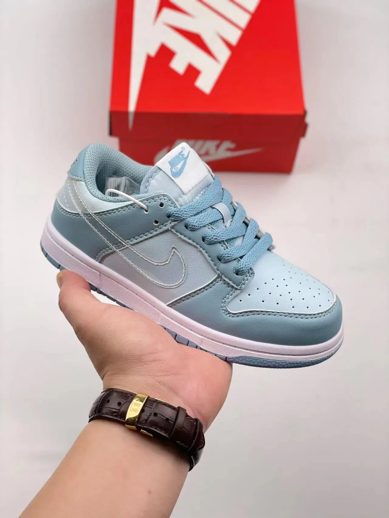 Nike Dunk Low Orange White Lifestyle Sneakers 4