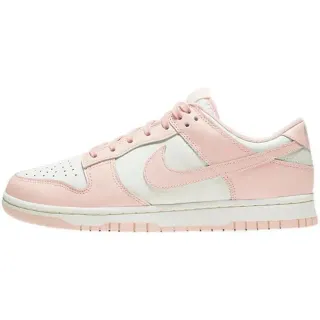 Nike Dunk Low وردي وأبيض حذاء أسلوب حياة