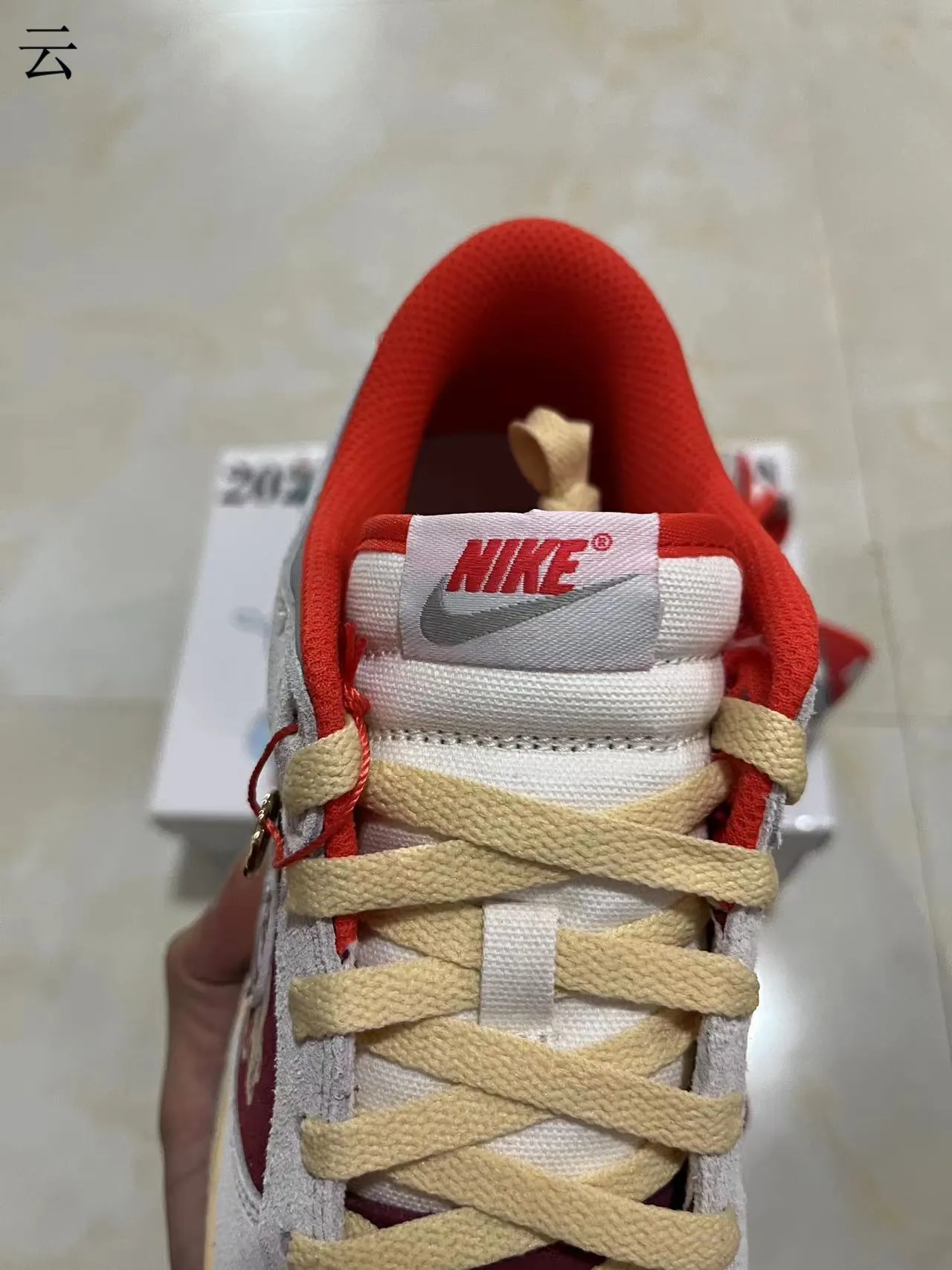 Nike Dunk Low 龙年 酒红色灰色 滑板鞋 9