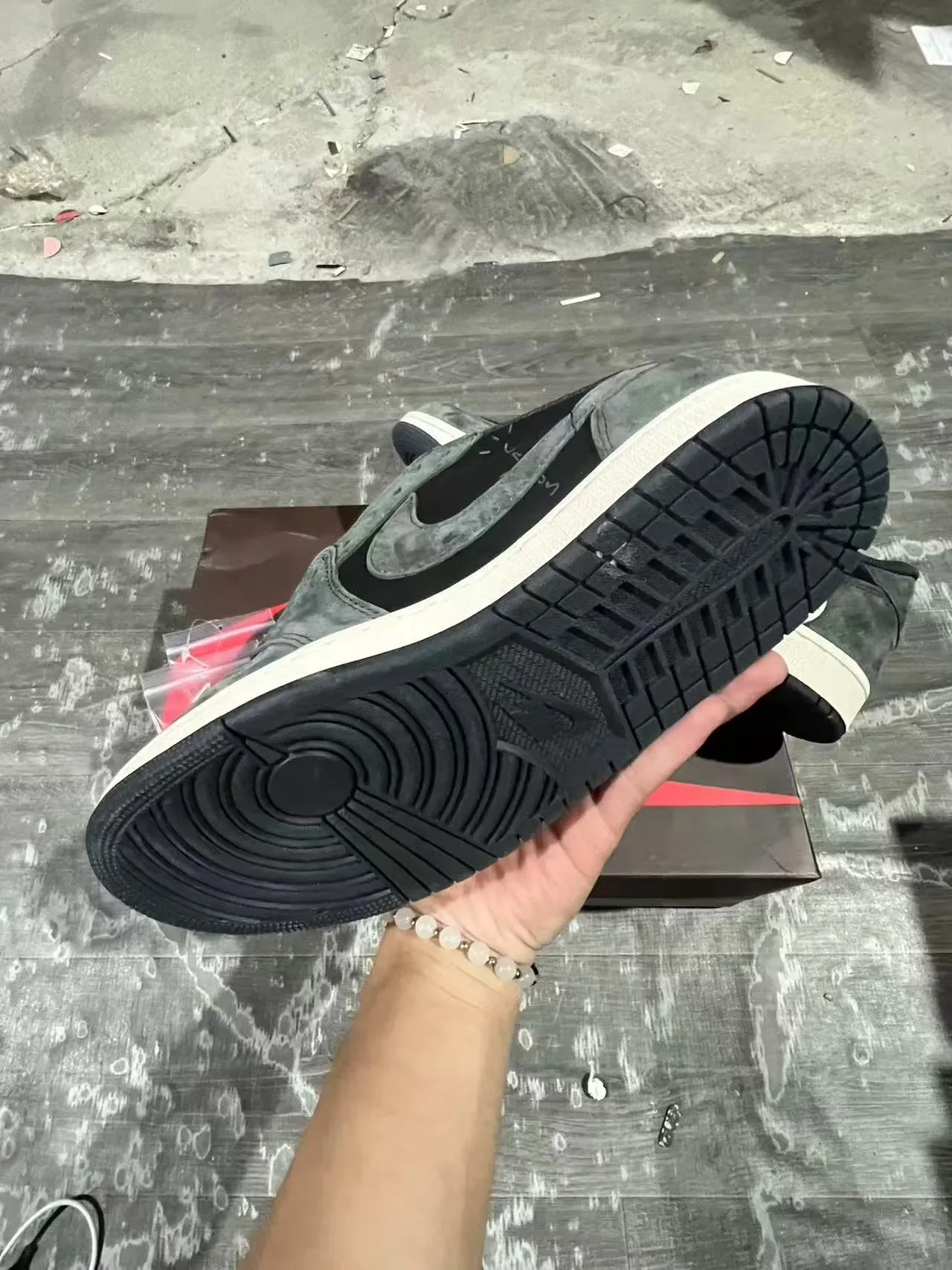 Nike Gris Negro Low-Top Ante y Malla Superior Lifestyle Sneakers 6