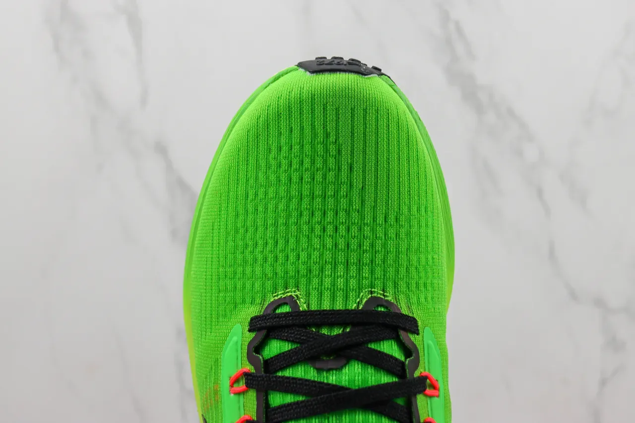 Nike Green Black इंजीनियर निट अपर फुल लेंथ ज़ूमएक्स फोम रनिंग शूज 6