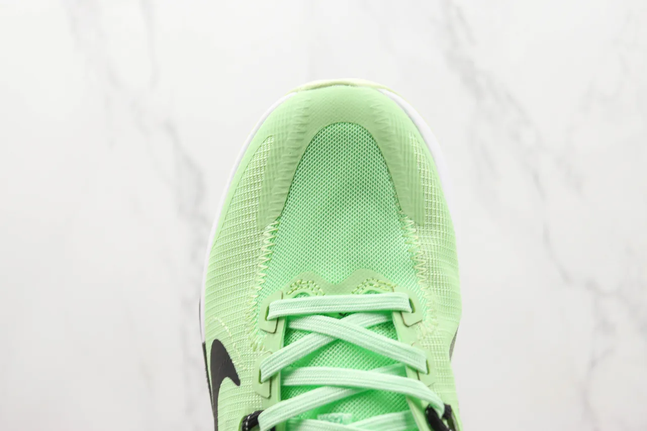 Nike Verde Cinza Malha Superior Camadas de Superposição Sintética Tênis de Corrida 6