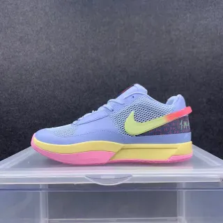 Nike Ice Blue Pink شبكة مثقوبة وسط متعدد الطبقات حذاء نمط حياة