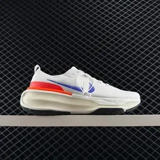 Nike Invisible Run 3 أبيض برتقالي أزرق حذاء أسلوب حياة