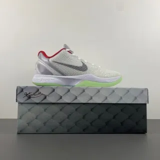Nike Kobe Branco Cinza Superior de Tricot Texturizado Translúcido Cage do Calcanhar Tênis de Basquete