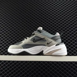 Nike M2K Tekno Cinza Preto Branco Tênis Chunky