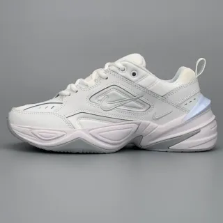 Nike M2K Tekno সাদা হালকা নীল চংকি স্নিকার্স