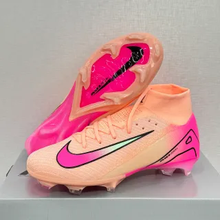 Nike Mercurial Superfly Gradient Peach Pink Chaussures de football pour terrain ferme