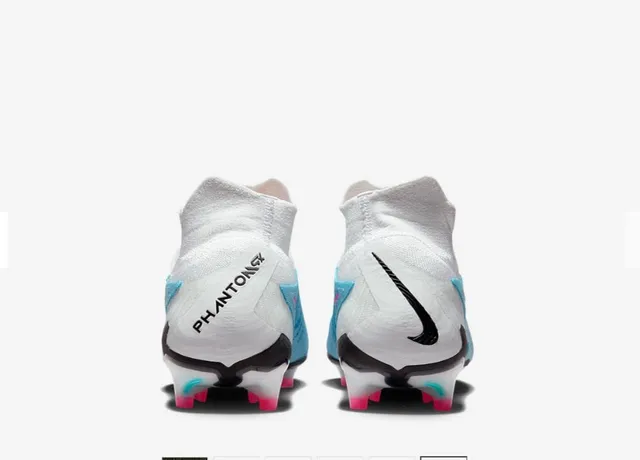 Nike Mercurial Superfly White Blue High-Cut Sock-Fit Collar Firm-Ground Soccer Shoes 2