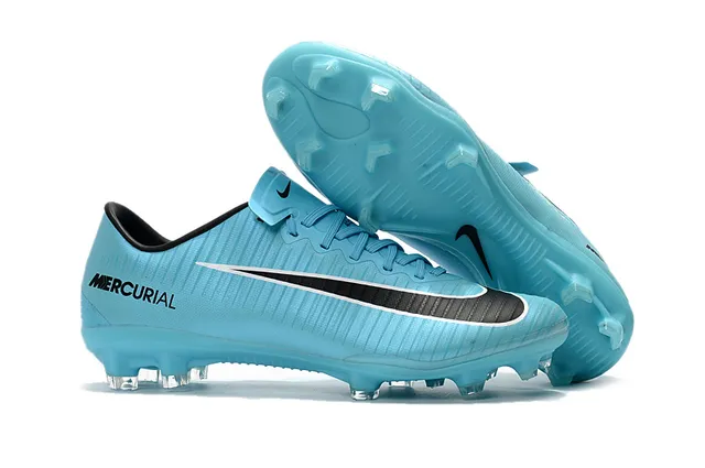 Nike Mercurial Vapor Black White Yellow أحذية كرة القدم على أرض صلبة 15