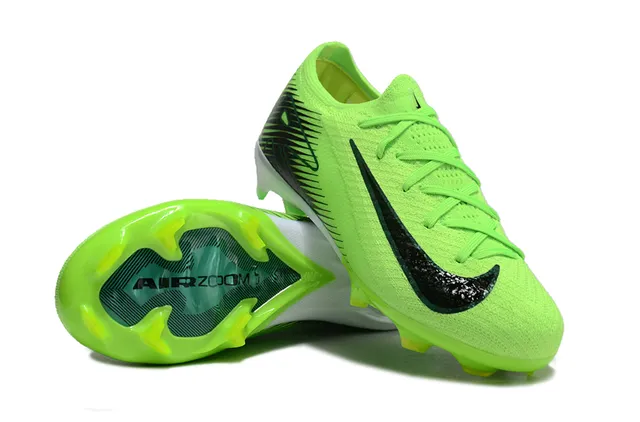Nike Mercurial Vapor Neon Green Firm-Ground Sapatos de futebol 4