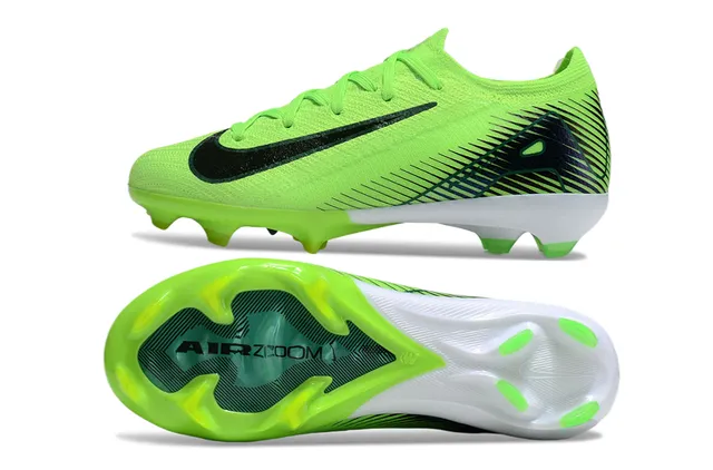 Nike Mercurial Vapor Neon Green Firm-Ground Sapatos de futebol 6