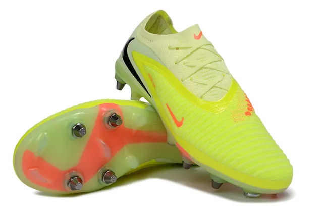 Nike Mercurial Vapor Neon Yellow Orange Firm-Ground Chaussures de football 4