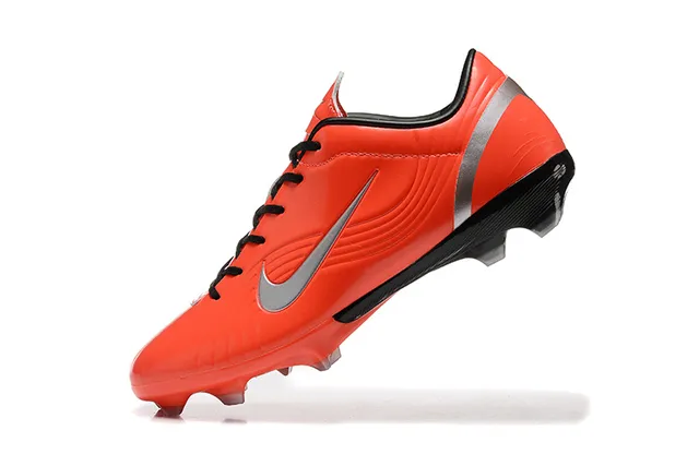 Nike Mercurial Vapor 橙黑银 钉鞋 5