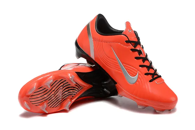 Nike Mercurial Vapor 橙黑银 钉鞋 6